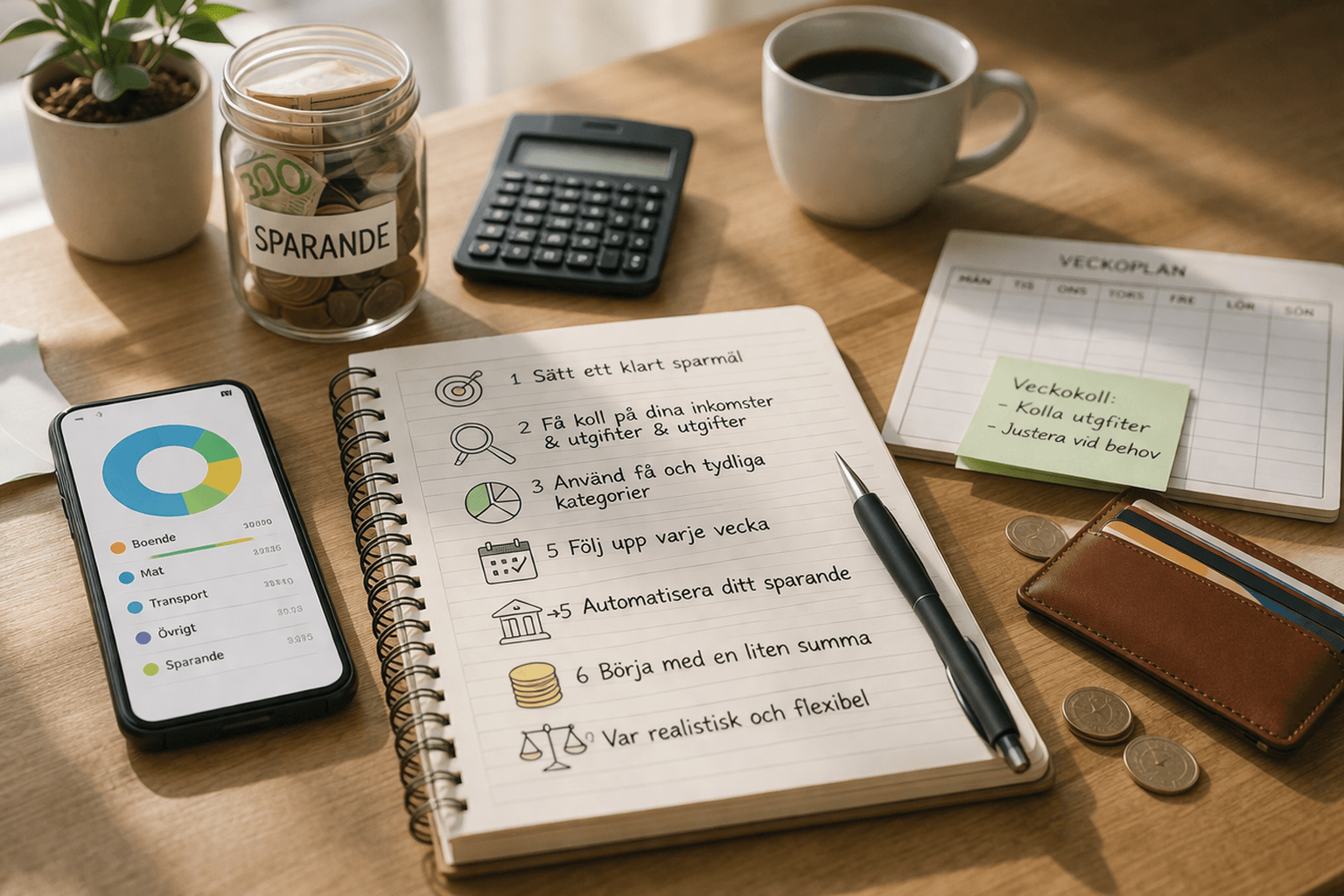 7 enkla budgettips för nybörjare som funkar direkt!