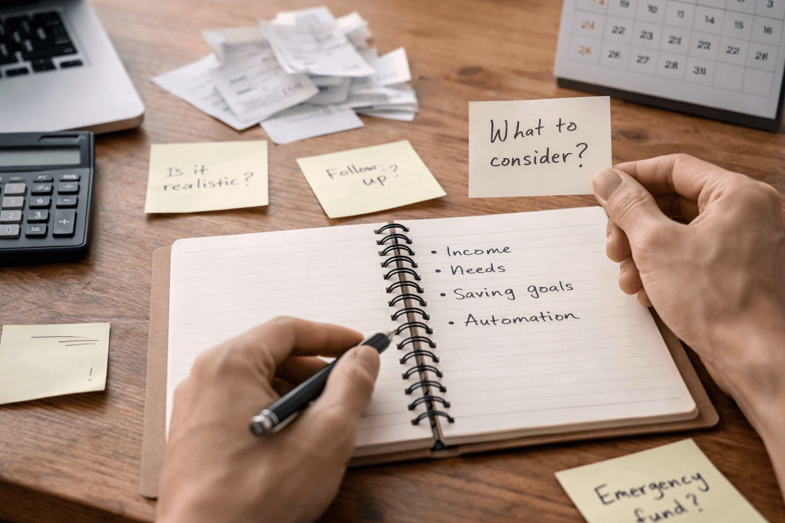 Vad ska man tänka på när man skapar en budget