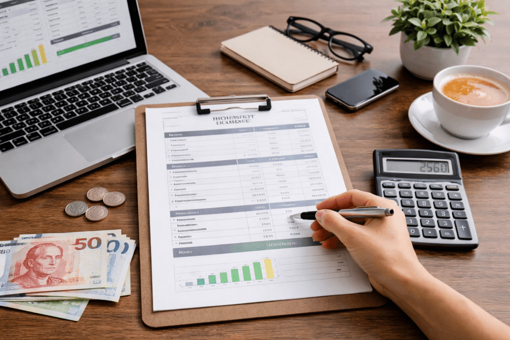 hushållsbudget