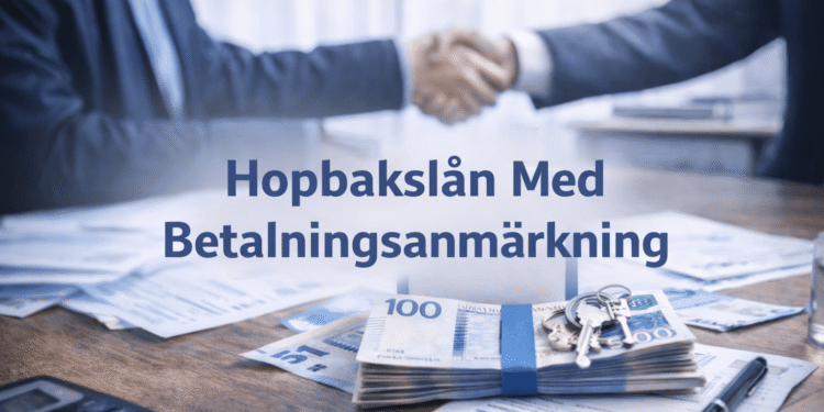 Hopbakslån Med Betalningsanmärkning