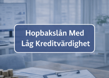 Hopbakslån Med Låg Kreditvärdighet