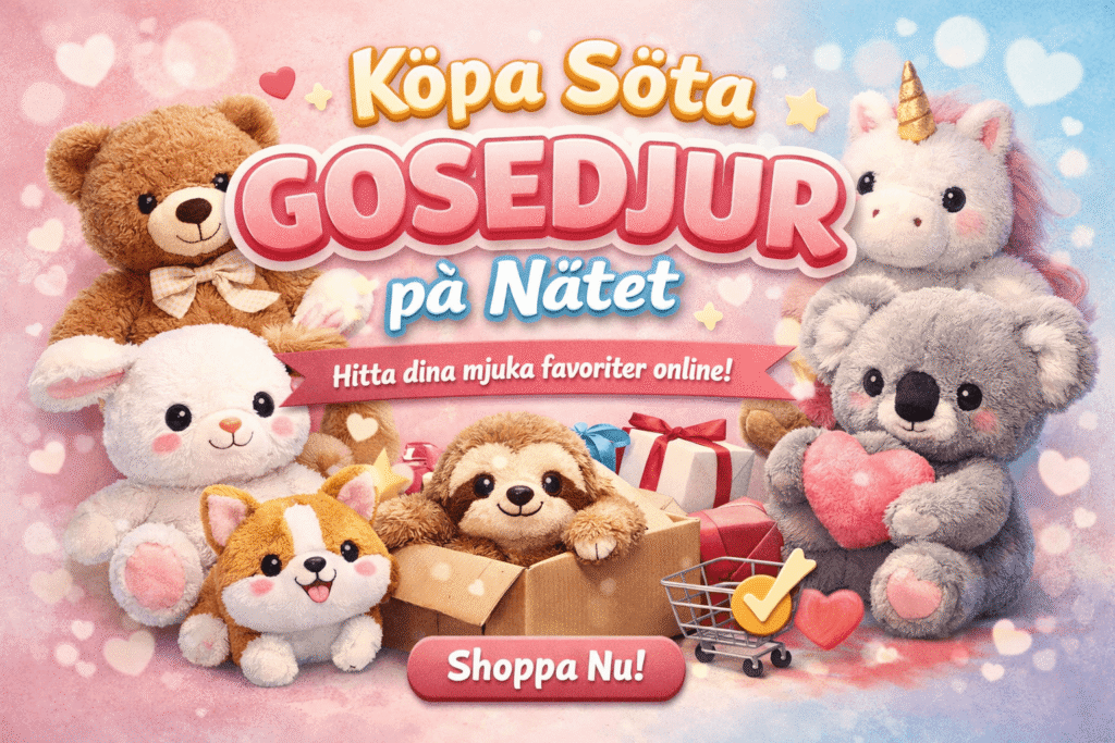 Köpa söta gosedjur på nätet