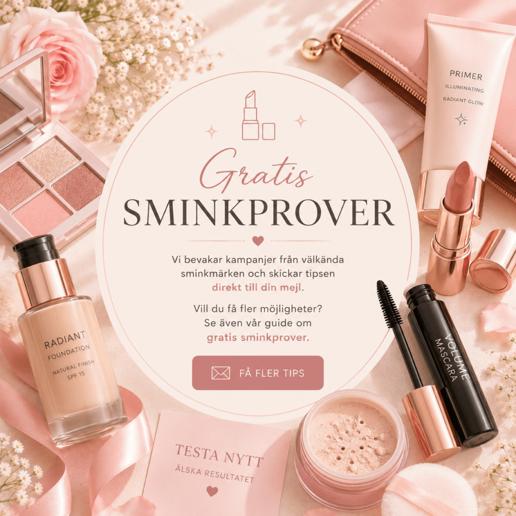 Gratis sminkprover