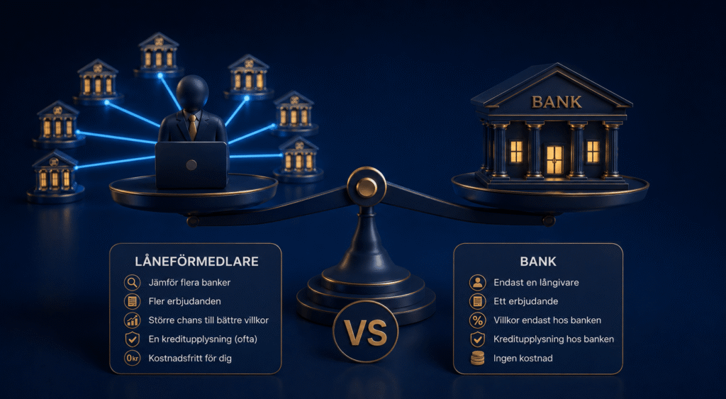 Låneförmedlare eller bank – vad är skillnaden