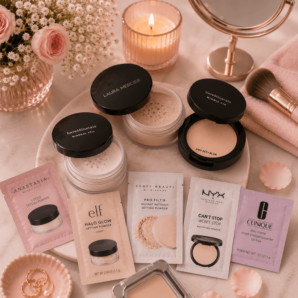 Puder, fixering & finish