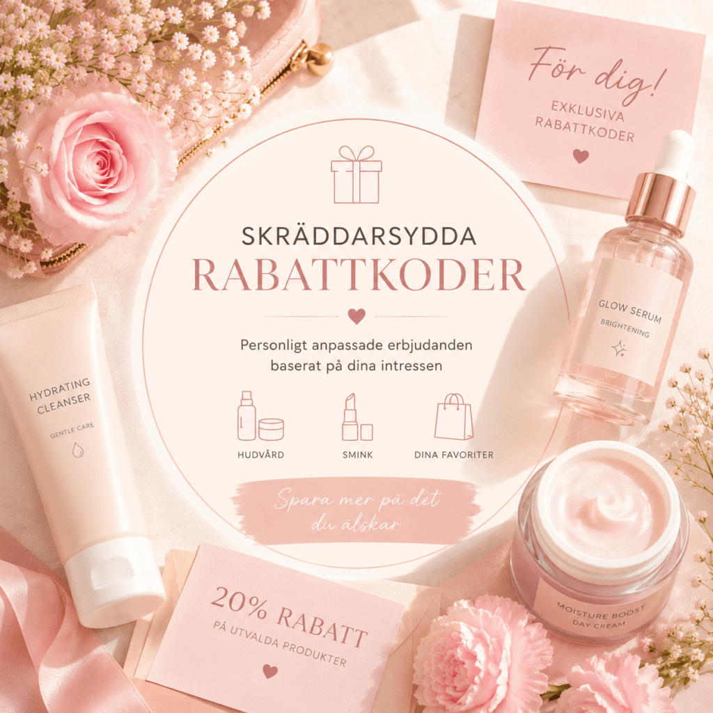 Skräddarsydda rabattkoder