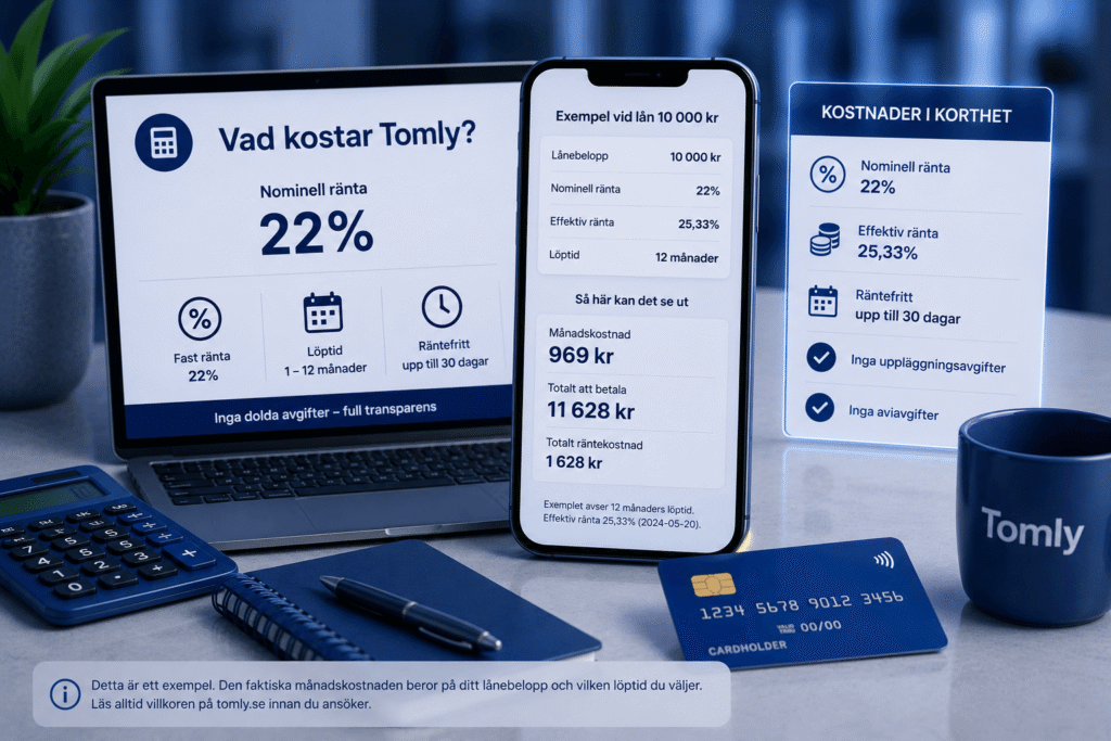 Vad kostar Tomly
