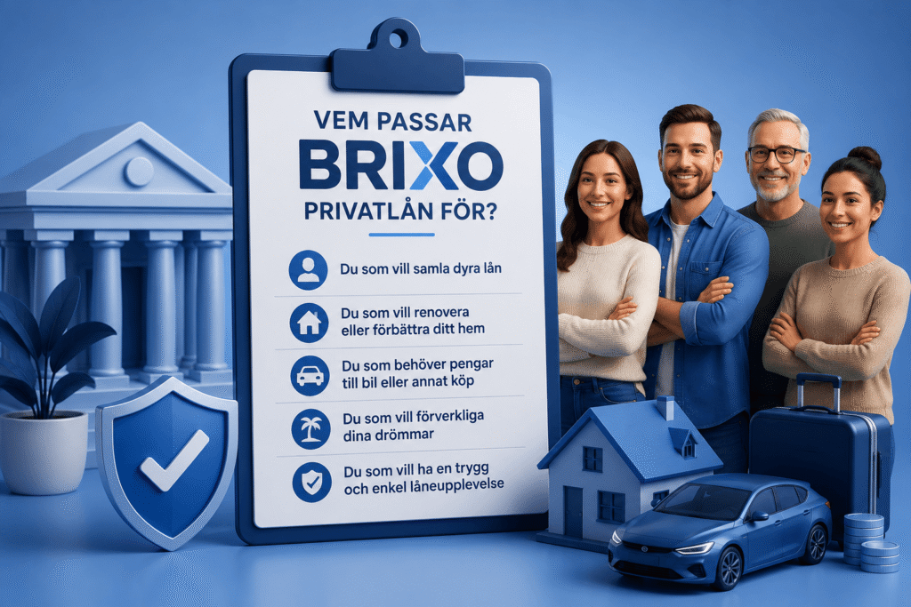 Vem passar Brixo privatlån för
