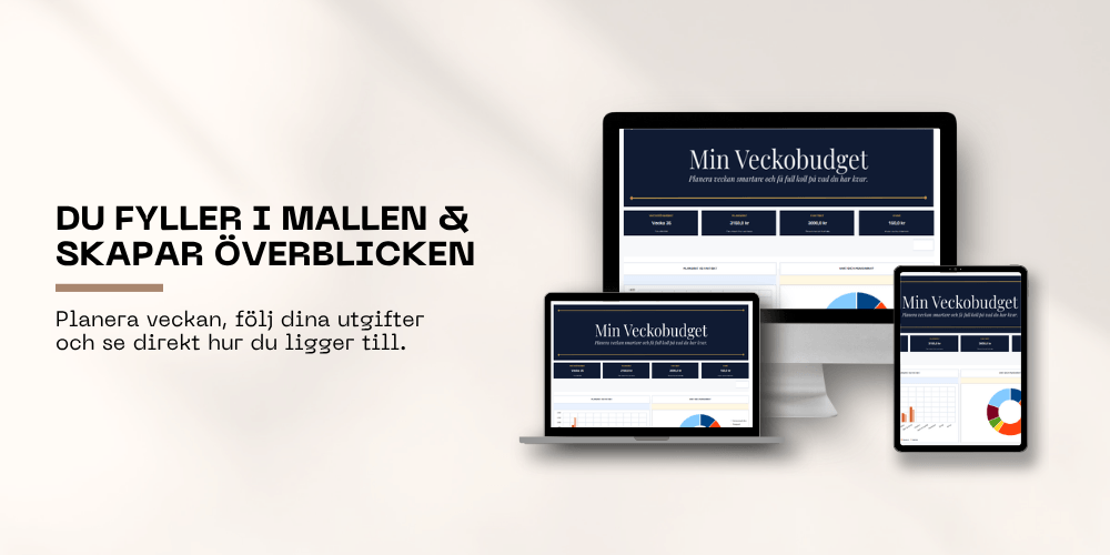 Du fyller i – mallen skapar överblicken (1)
