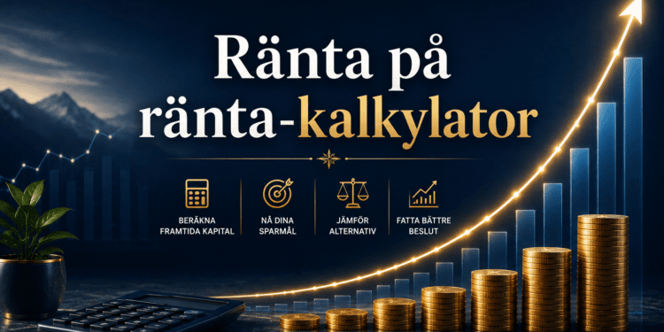 Ränta på ränta-kalkylator